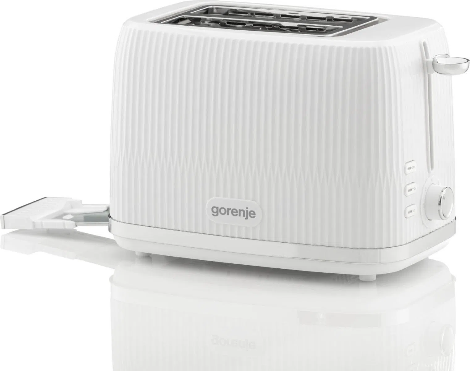Gorenje Toaster | T850DPW | Number of slots 2 | Housing material Plastic | White