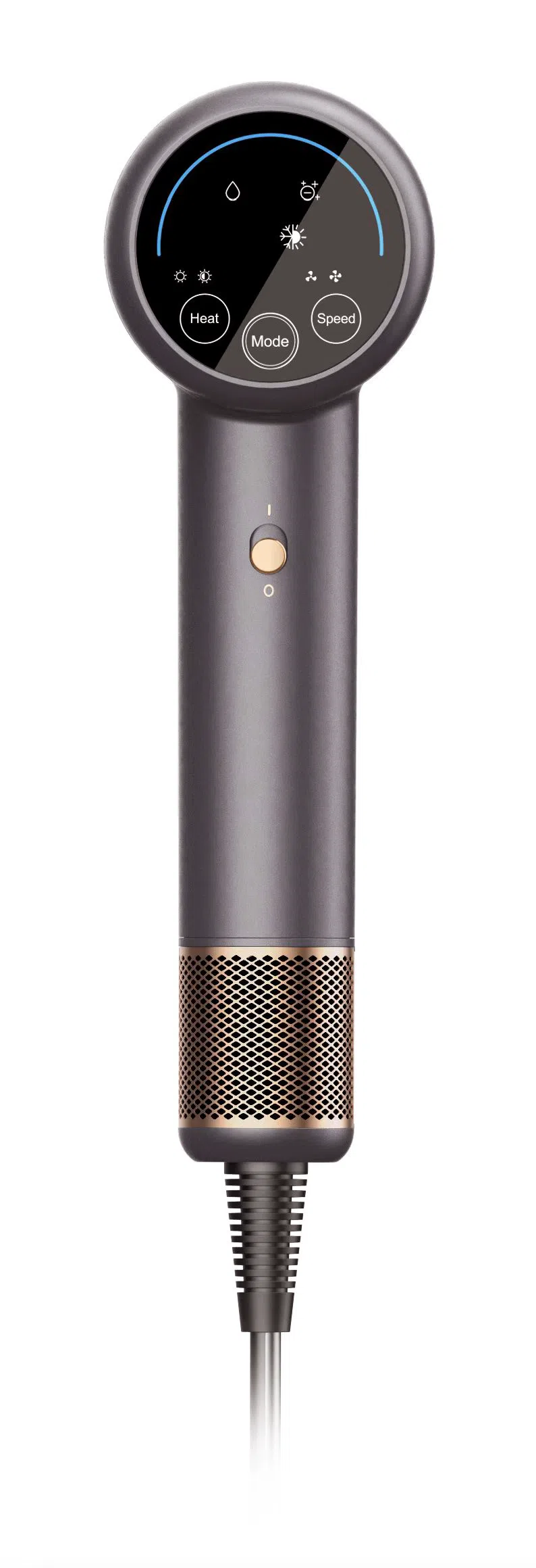 Jimmy | Hair Dryer | F8 | 1600 W | Number of temperature settings 3 | Ionic function | Diffuser nozzle | Grey