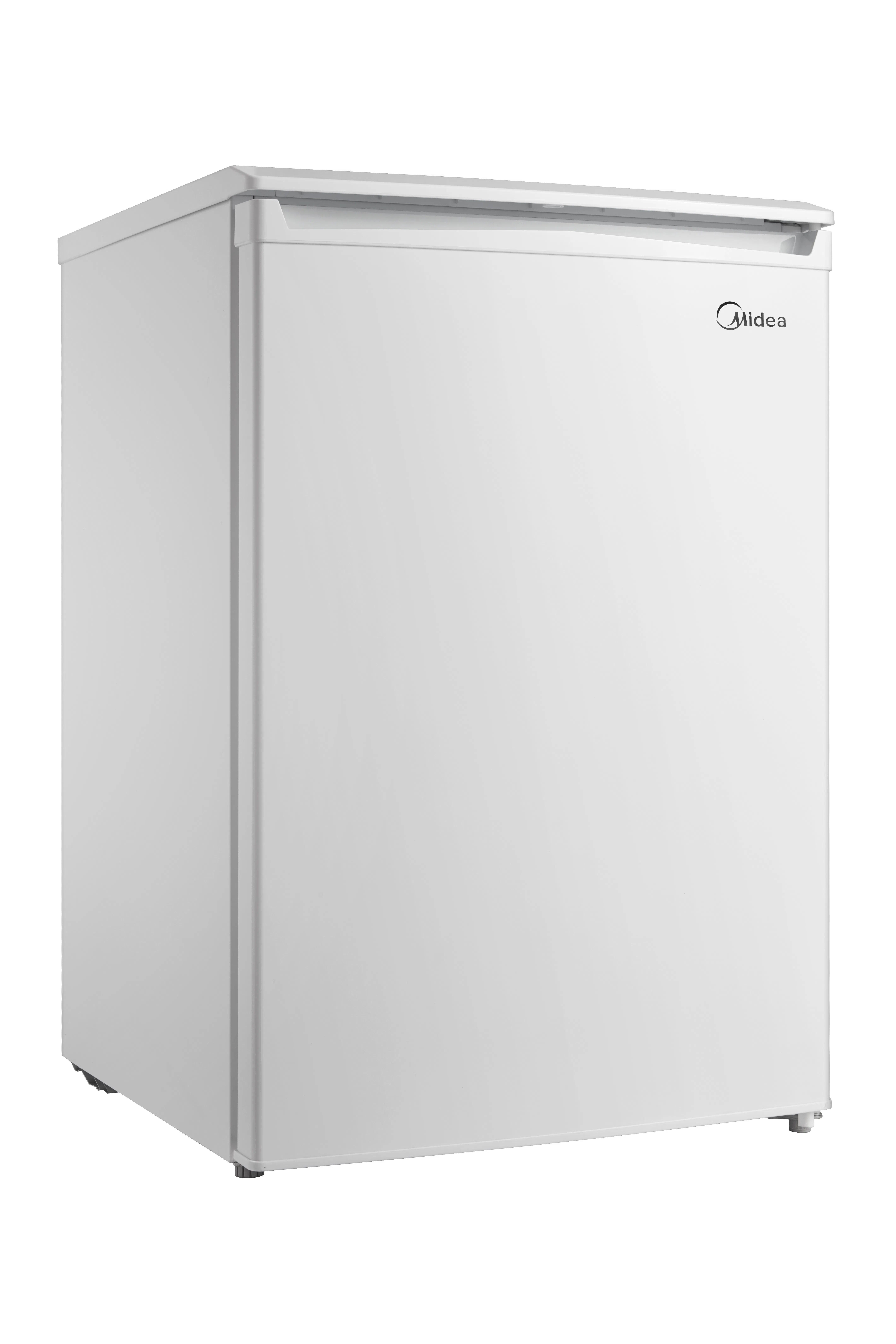Midea Refrigerator | MDRD168FGE01 | Energy efficiency class E | Free standing | Larder | Height 84.5 cm | Fridge net capacity 97 L | Freezer net capacity 16 L | 39 dB | White