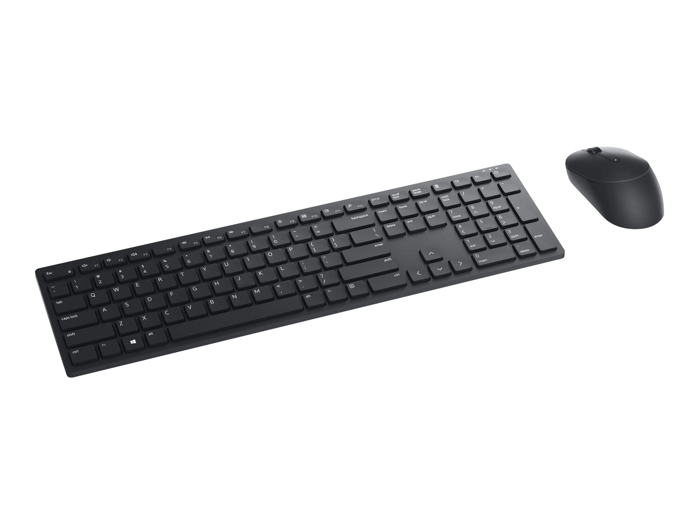 Dell | Pro Keyboard and Mouse | KM5221W | Keyboard and Mouse Set | Wireless | Batteries included | EE | Black | Wireless connection