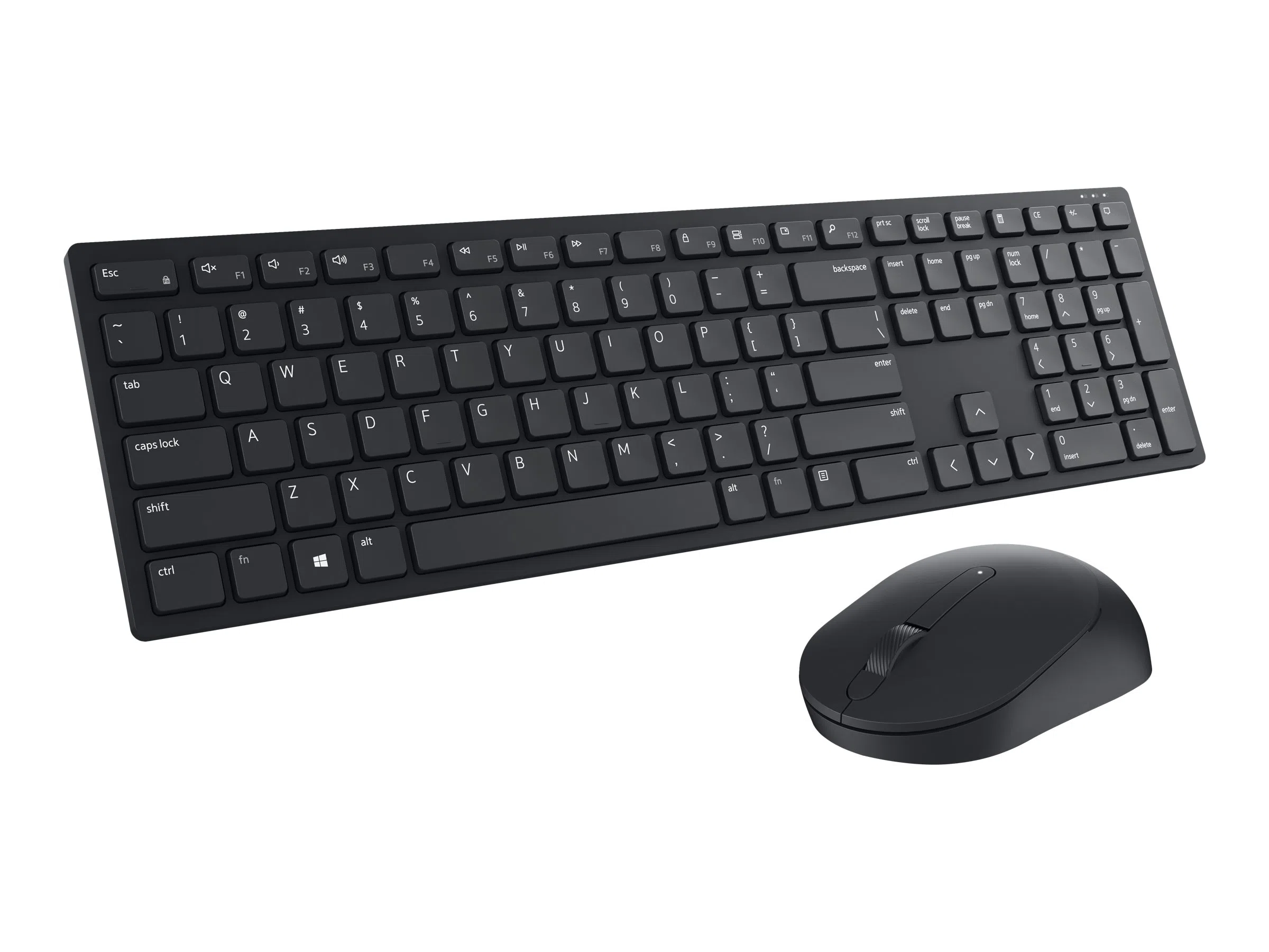 Dell | Pro Keyboard and Mouse | KM5221W | Keyboard and Mouse Set | Wireless | Batteries included | EE | Black | Wireless connection