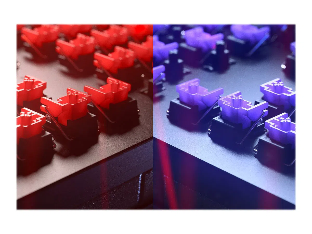Razer | Huntsman V2 Optical Gaming Keyboard | Gaming keyboard | Wired | RGB LED light | NORD | Black | Numeric keypad | Clicky Purple Switch