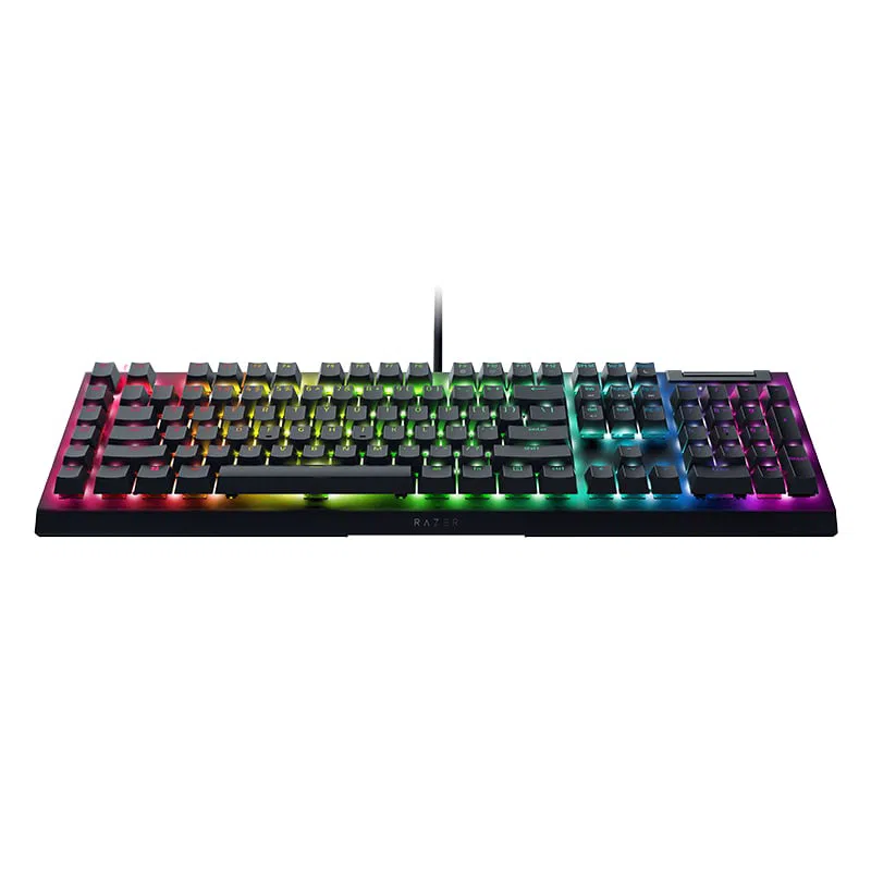 Razer | Mechanical Gaming Keyboard | BlackWidow V4 X | Mechanical Gaming Keyboard | Wired | US | Black | Yellow Mechanical Switches (Linear)