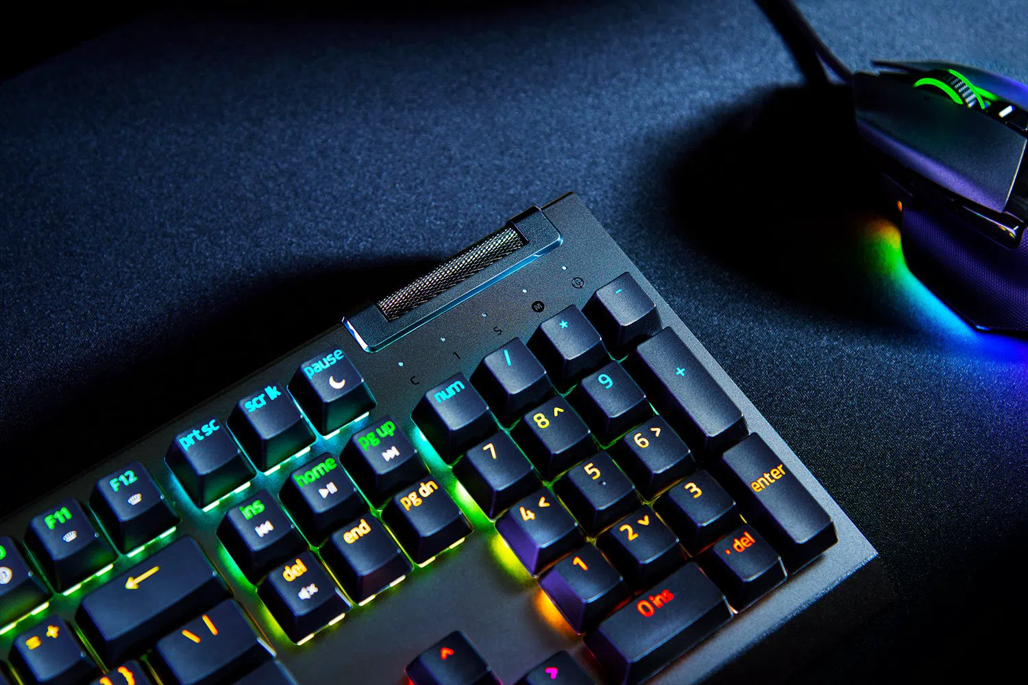 Razer | Mechanical Gaming Keyboard | BlackWidow V4 X | Mechanical Gaming Keyboard | Wired | US | Black | Yellow Mechanical Switches (Linear)