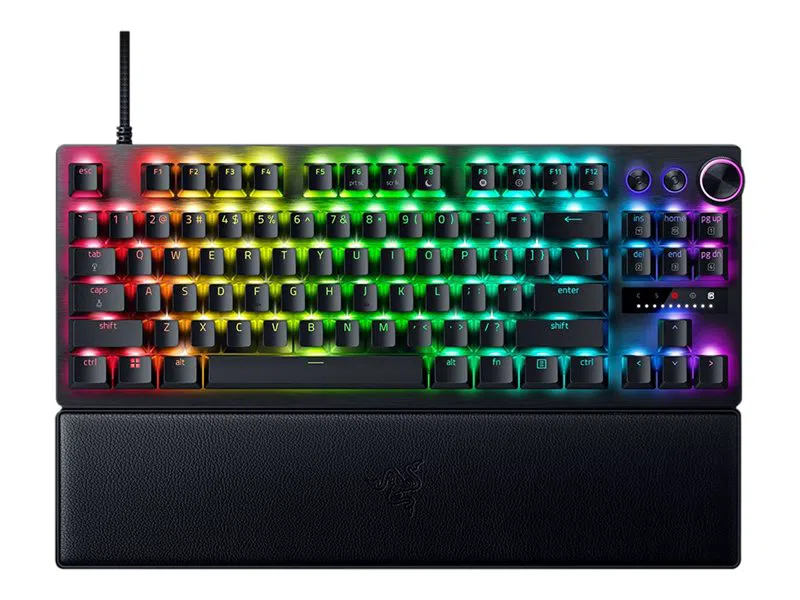 Razer | Huntsman V3 Pro Tenkeyless | Gaming Keyboard | Wired | US | Black | Analog Optical