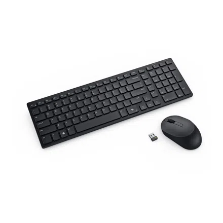 Dell | KM555 | Keyboard and Mouse Set | Wireless | Lithuanian | Black | Bluetooth