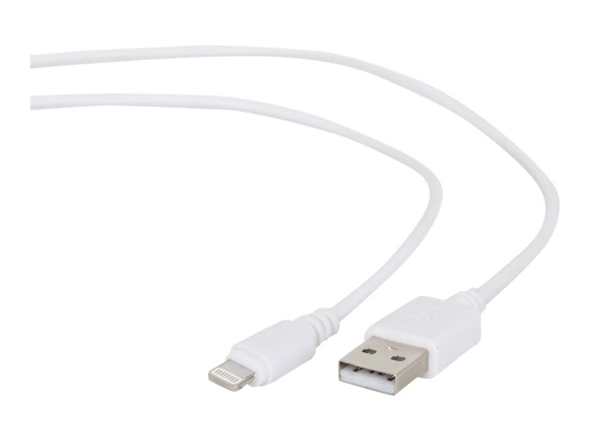 Cablexpert | 8-pin sync and charging cable, white, 1 m