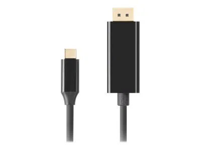 Lanberg USB-C to DisplayPort Cable, 1 m 4K/60Hz, Black | Lanberg | USB-C to DisplayPort Cable | CA-CMDP-10CU-0010-BK | 1 m