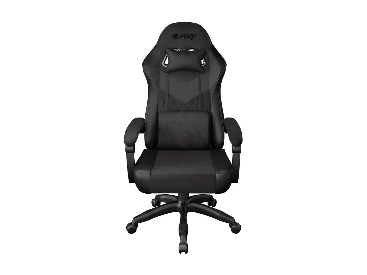 Fury Eco leather/Fabric/Nylon | Gaming Chair | Shinai S2 | Black