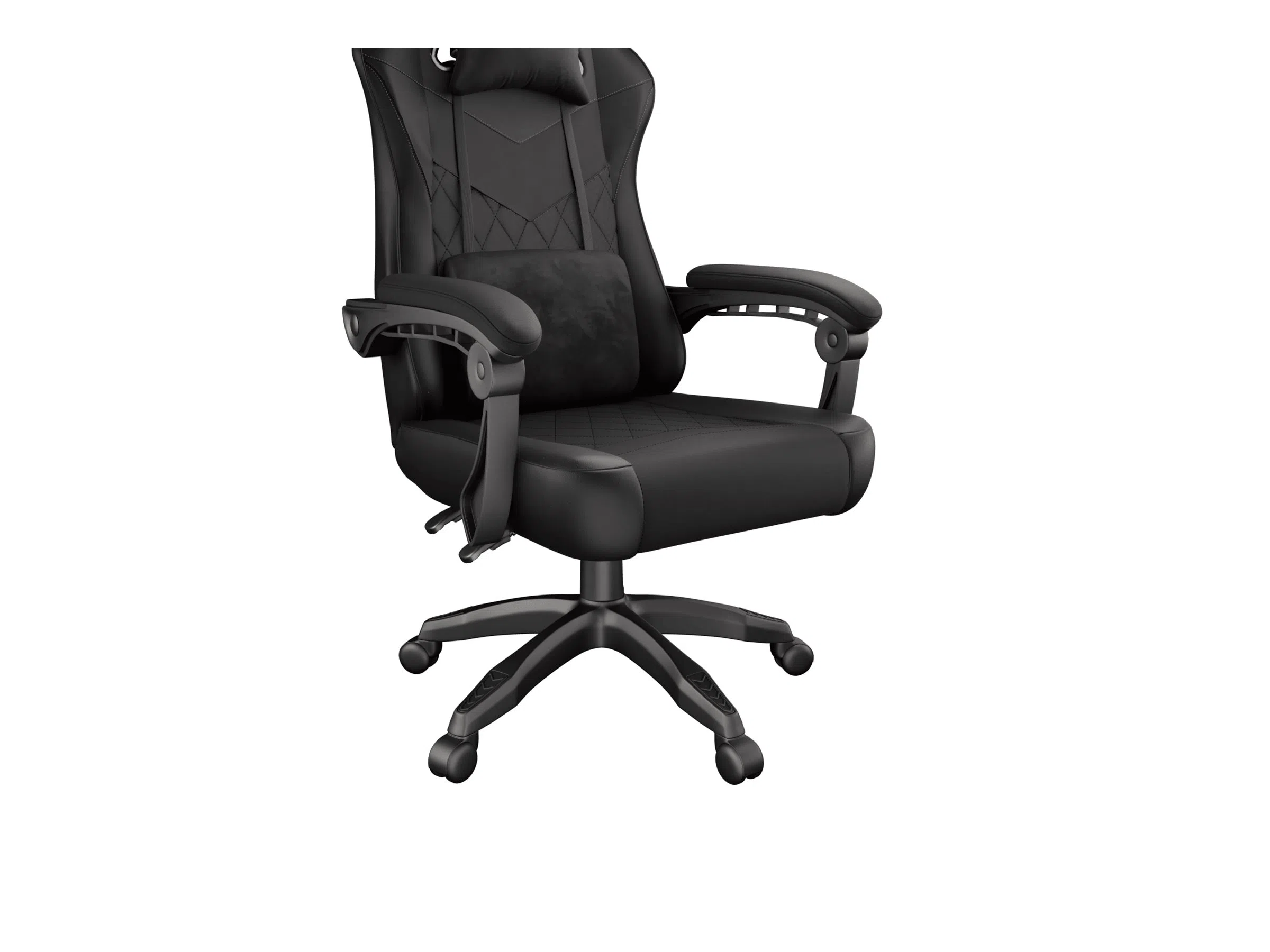 Fury Eco leather/Fabric/Nylon | Gaming Chair | Shinai S2 | Black