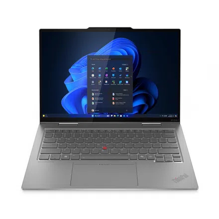 Lenovo ThinkPad X1 2-in-1 G10 Aura Edition | Grey | 14 " | IPS | Touchscreen | WUXGA | 1920 x 1200 pixels | Anti-glare | Intel Core Ultra 5 | 225U | 16 GB | Soldered LPDDR5x | Solid-state drive capacity 512 GB | Intel Graphics | Windows 11 Pro | 802.11ax | Bluetooth version 5.3 | LTE Upgradable | Keyboard language Nordic | Keyboard backlit | Warranty 36 month(s) | Battery warranty 12 month(s)