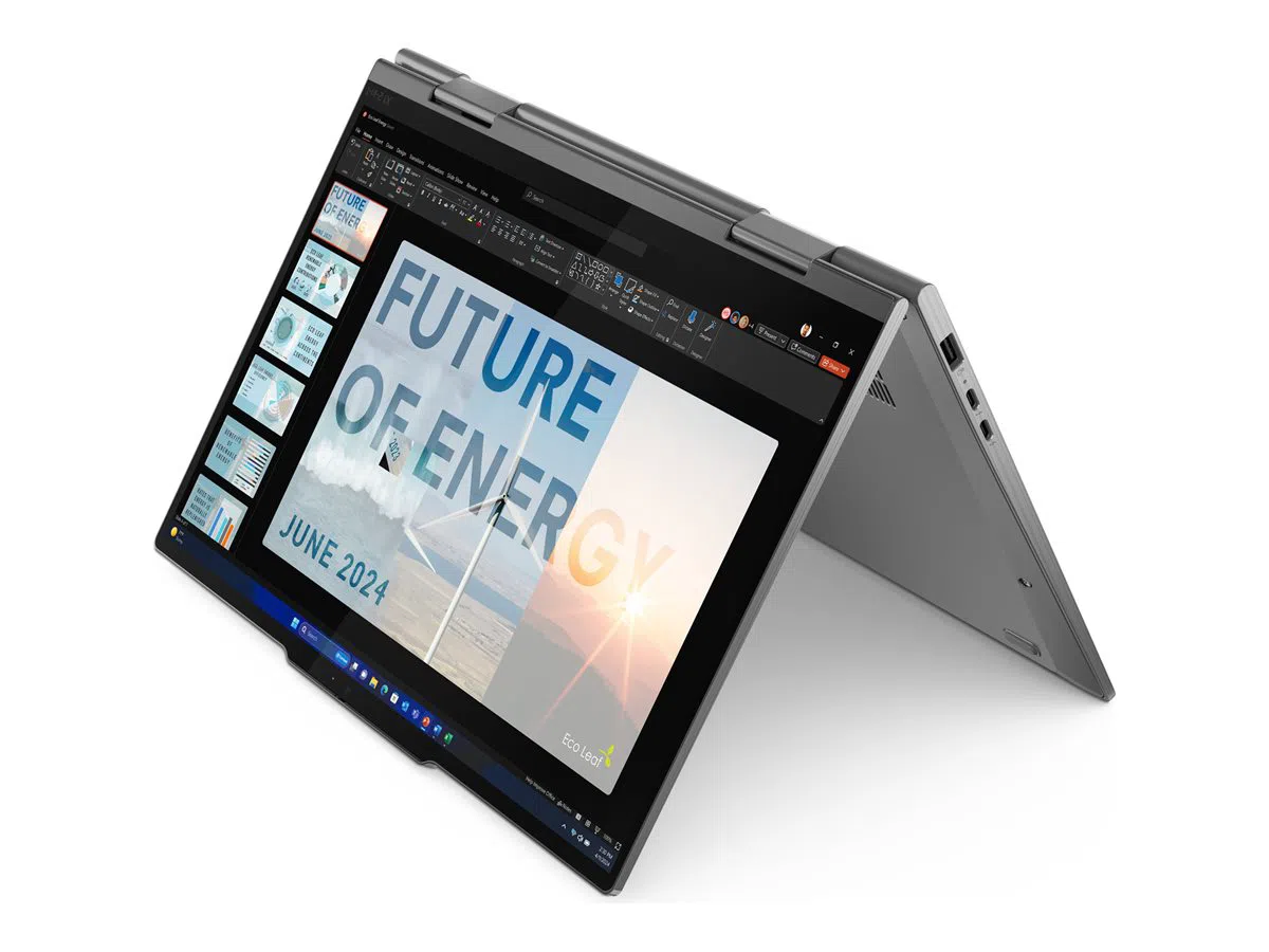 Lenovo ThinkPad X1 2-in-1 G10 Aura Edition | Grey | 14 " | IPS | Touchscreen | WUXGA | 1920 x 1200 pixels | Anti-glare | Intel Core Ultra 5 | 225U | 16 GB | Soldered LPDDR5x | Solid-state drive capacity 512 GB | Intel Graphics | Windows 11 Pro | 802.11ax | Bluetooth version 5.3 | LTE Upgradable | Keyboard language Nordic | Keyboard backlit | Warranty 36 month(s) | Battery warranty 12 month(s)