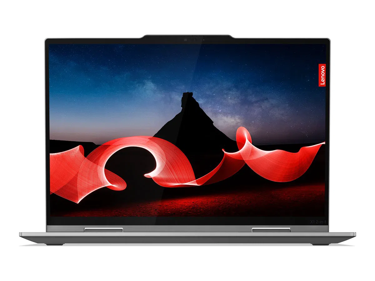Lenovo ThinkPad X1 2-in-1 G10 Aura Edition | Grey | 14 " | IPS | Touchscreen | WUXGA | 1920 x 1200 pixels | Anti-glare | Intel Core Ultra 5 | 225U | 16 GB | Soldered LPDDR5x | Solid-state drive capacity 512 GB | Intel Graphics | Windows 11 Pro | 802.11ax | Bluetooth version 5.3 | LTE Upgradable | Keyboard language Nordic | Keyboard backlit | Warranty 36 month(s) | Battery warranty 12 month(s)