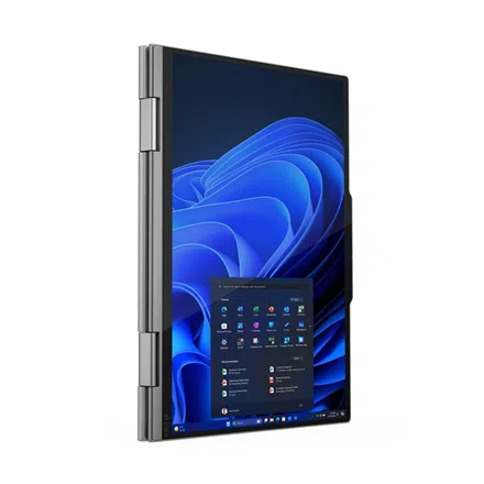 Lenovo ThinkPad X1 2-in-1 G10 Aura Edition | Grey | 14 " | IPS | Touchscreen | WUXGA | 1920 x 1200 pixels | Anti-glare | Intel Core Ultra 5 | 225U | 16 GB | Soldered LPDDR5x | Solid-state drive capacity 512 GB | Intel Graphics | Windows 11 Pro | 802.11ax | Bluetooth version 5.3 | LTE Upgradable | Keyboard language Nordic | Keyboard backlit | Warranty 36 month(s) | Battery warranty 12 month(s)